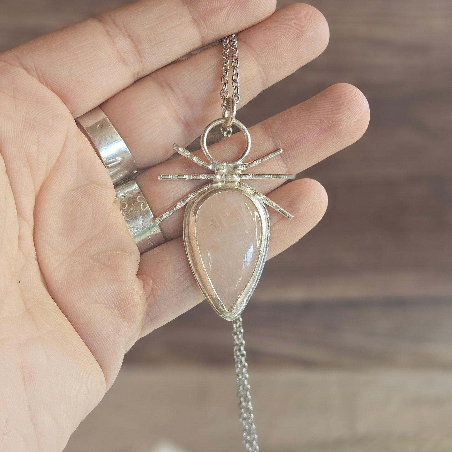 Collier Arachnéa Rosea
