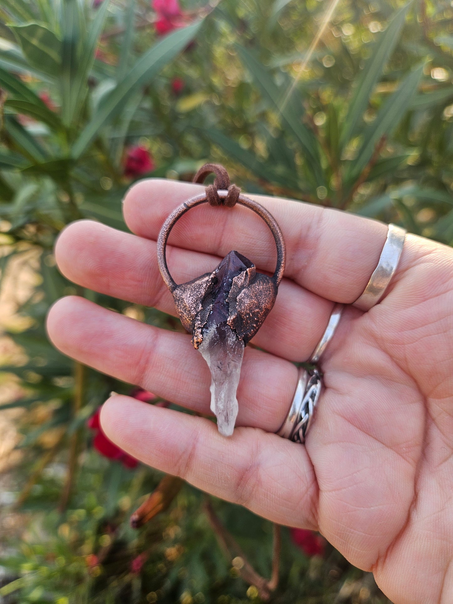 Pendentifs "Éclats d’Améthyste"