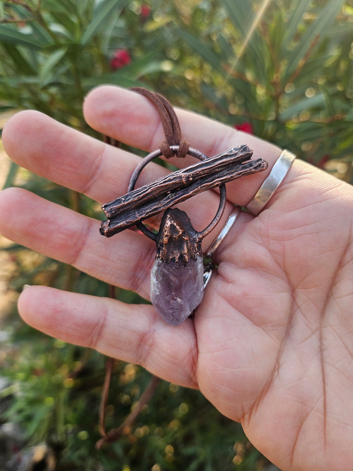 Pendentifs "Éclats d’Améthyste"
