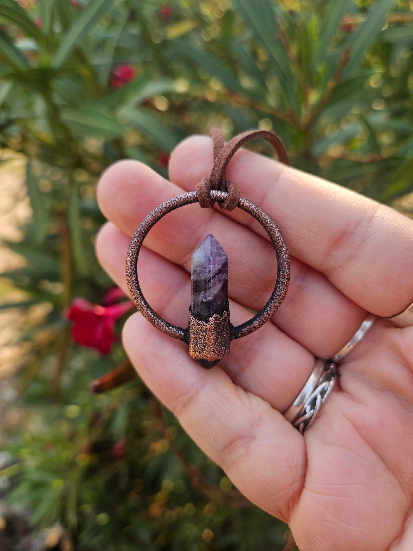Pendentifs "Éclats d’Améthyste"