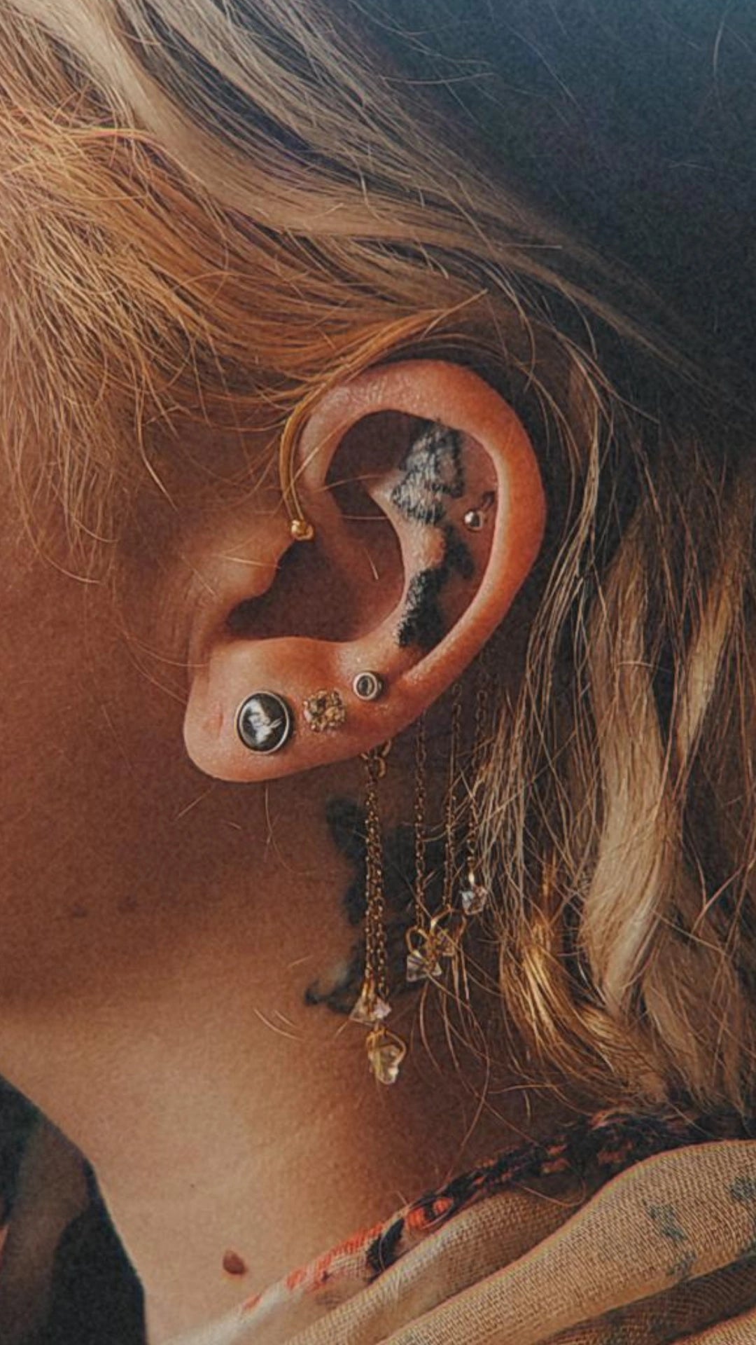 Bijou d’oreille “Écume”