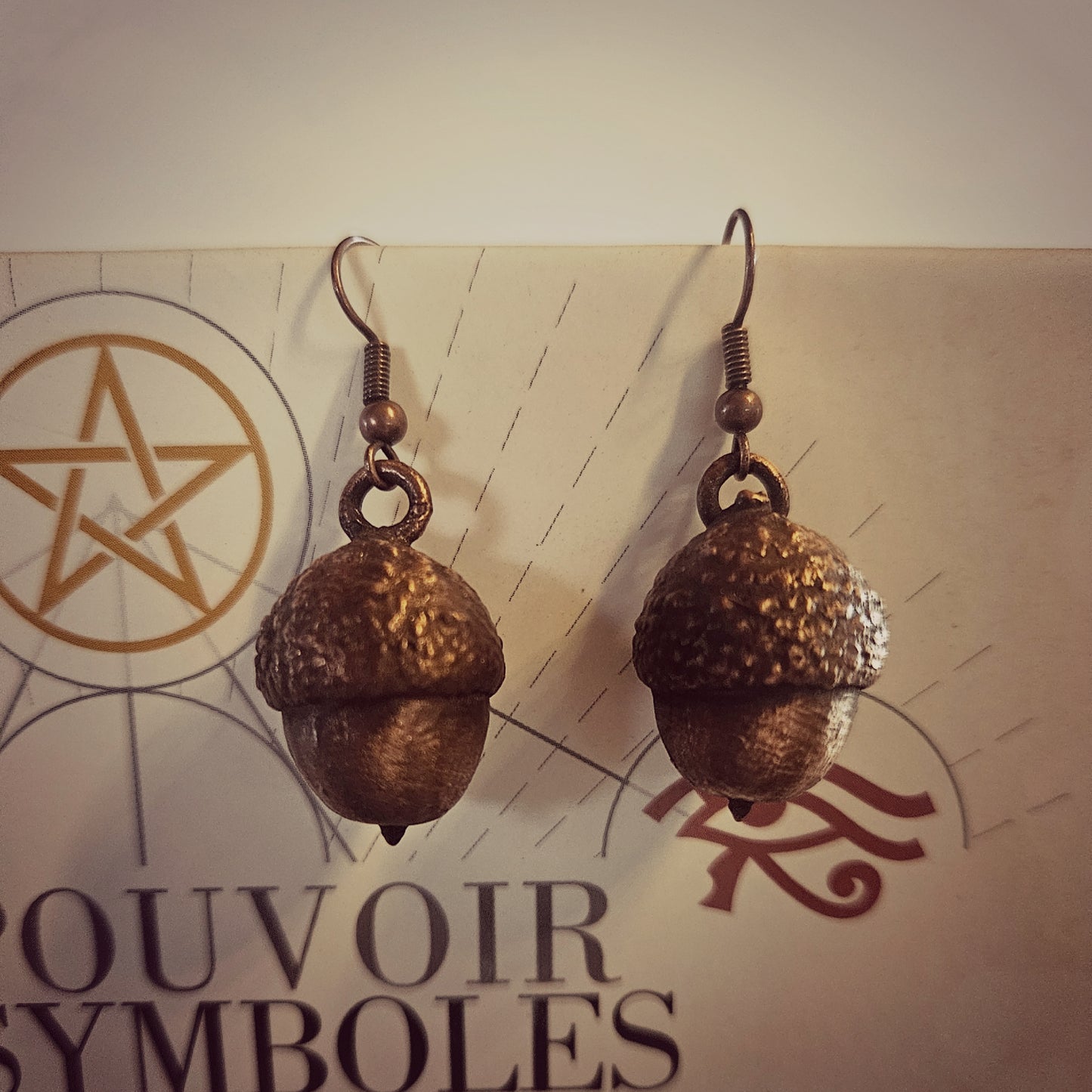 Boucles d’oreilles "Fruits du Chêne"