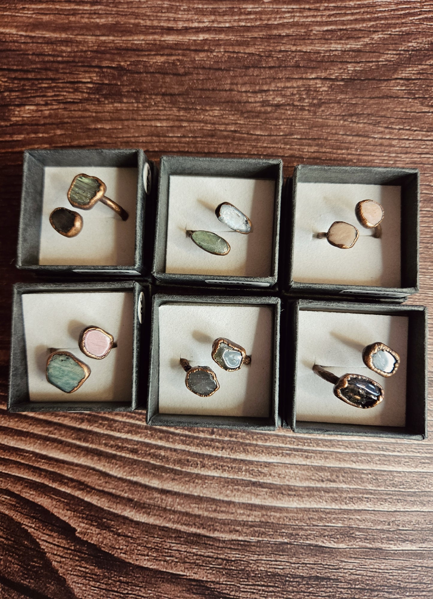 Bagues « Fragments de Forêt »