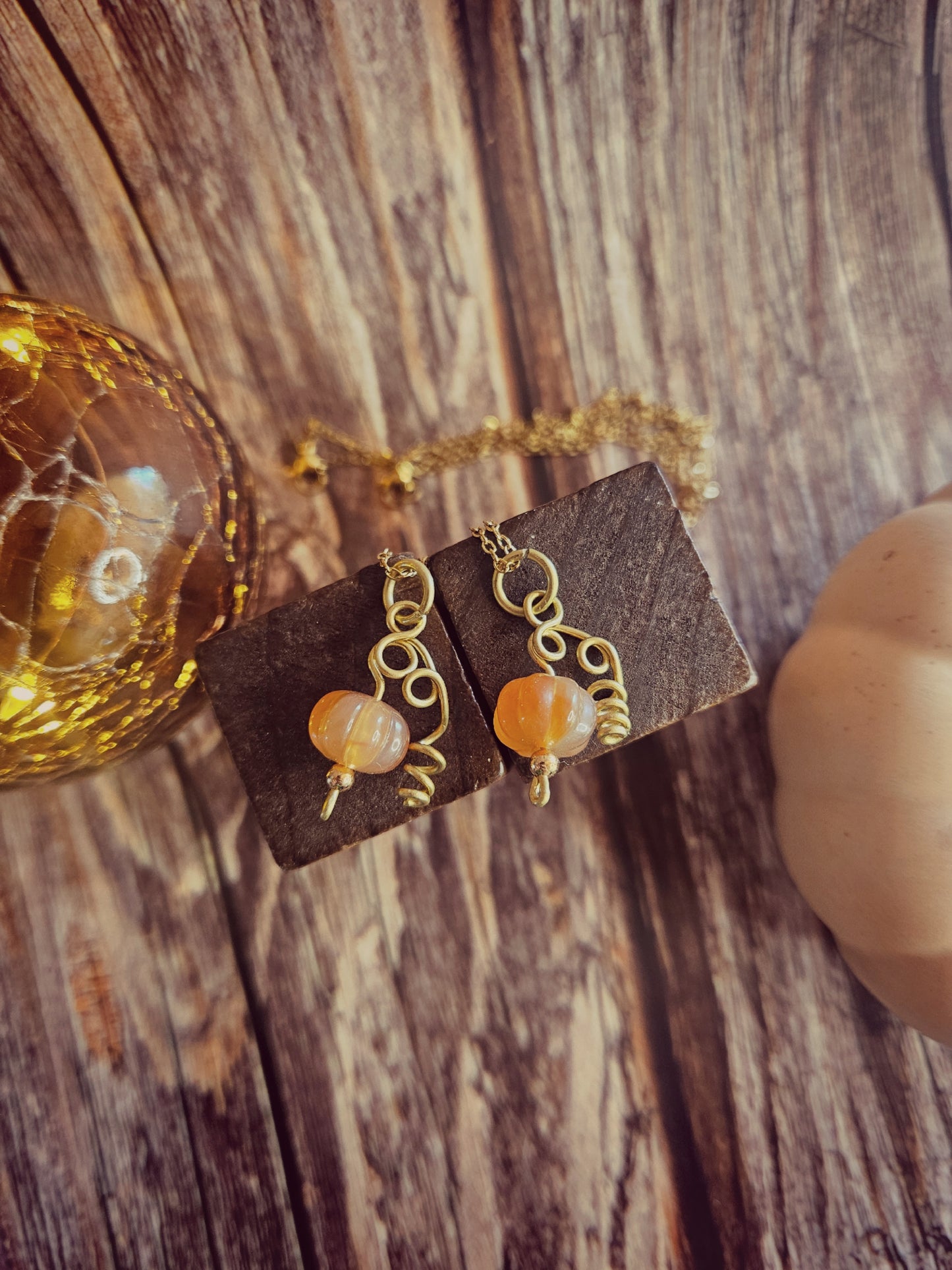 Pendentif « Citrouilles Enchantées »