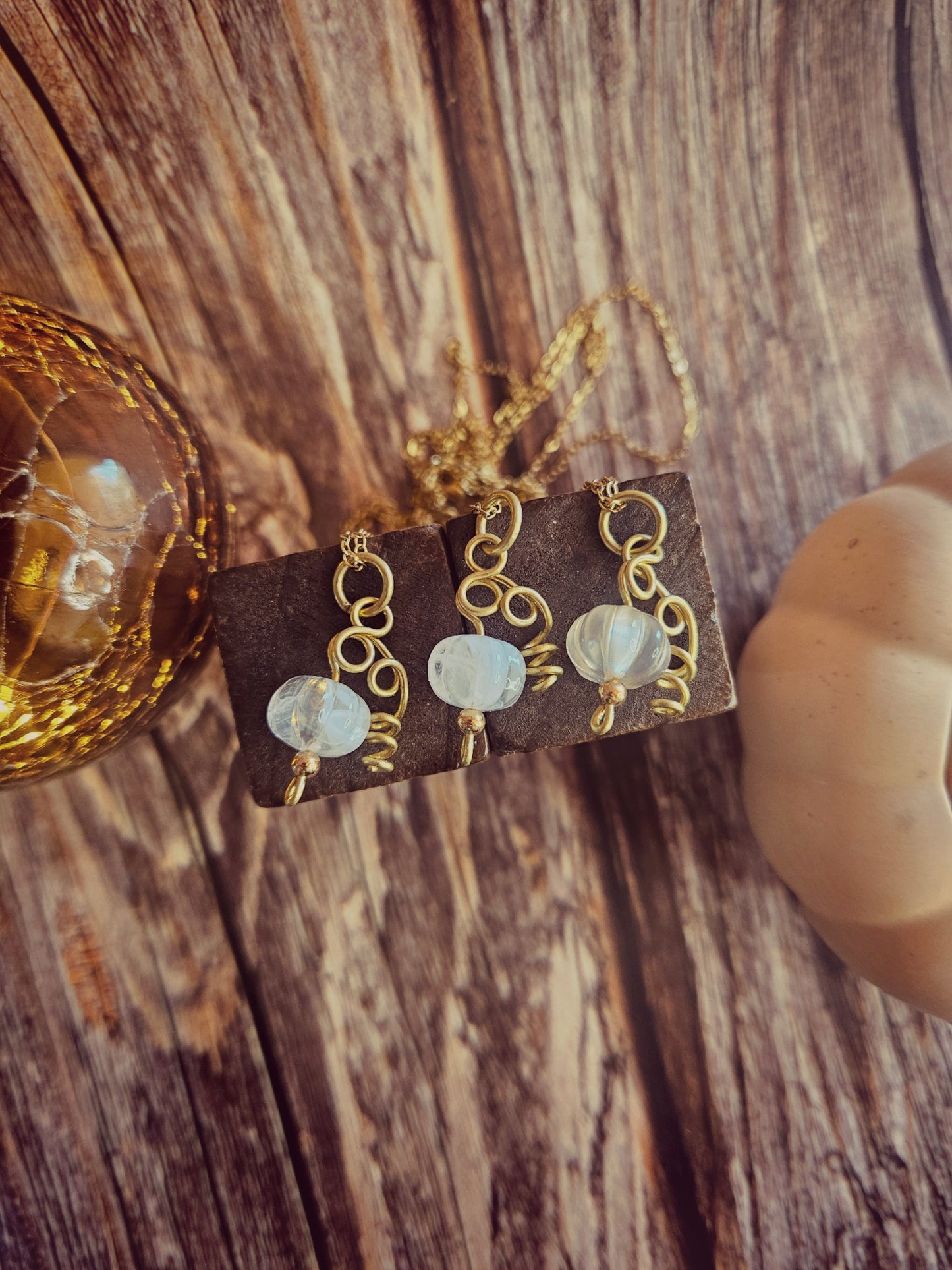 Pendentif « Citrouilles Enchantées »
