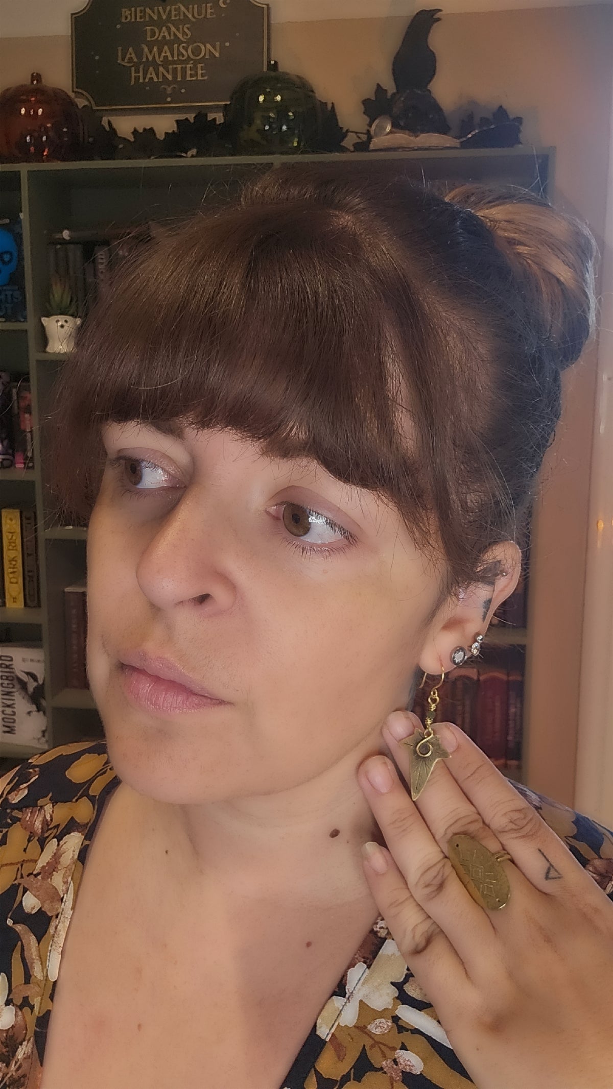 Boucles d’oreilles « Lierre de Tsavorite »