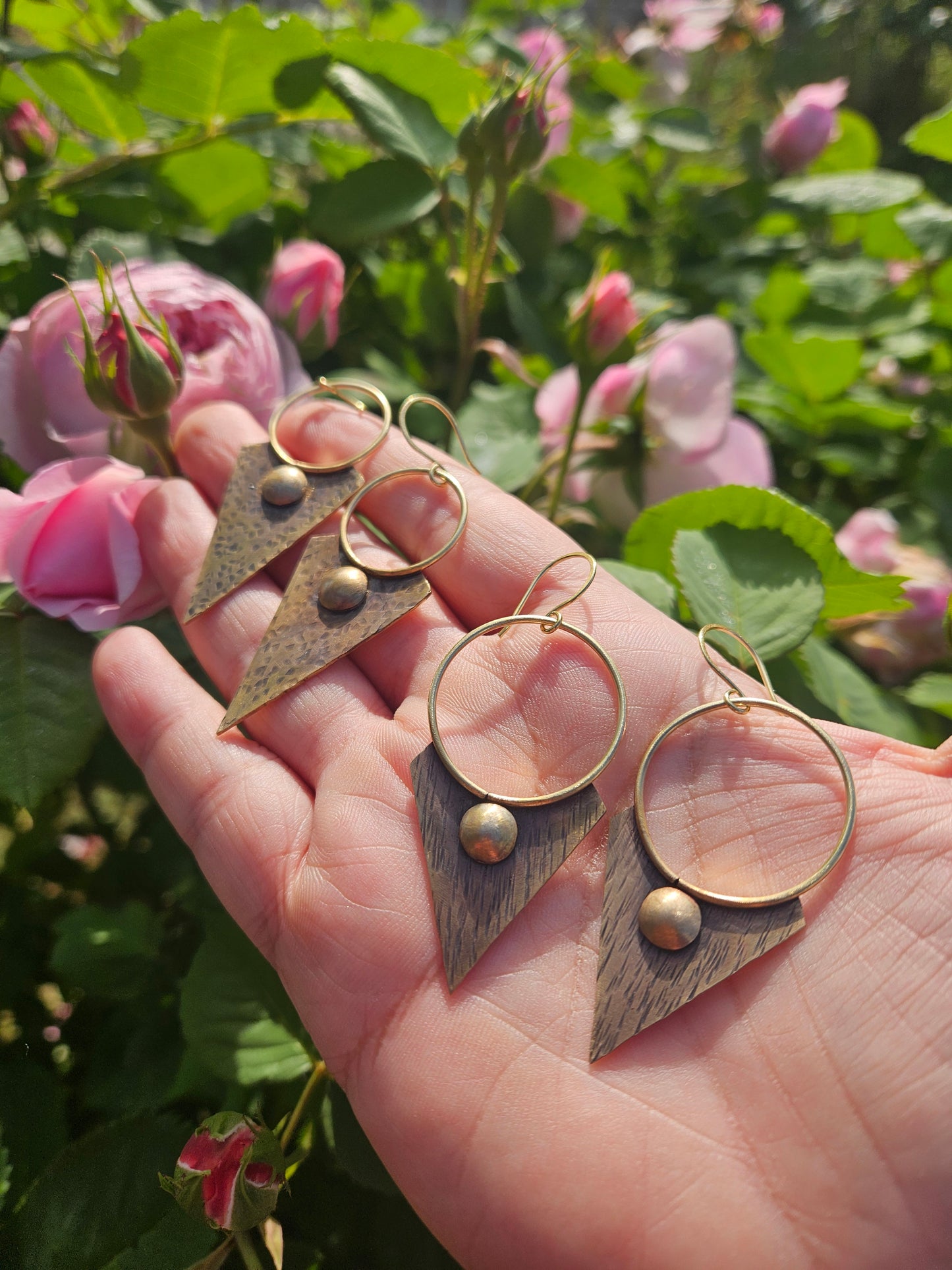 Boucles d'oreilles "Flèches de Sylve-Lune"