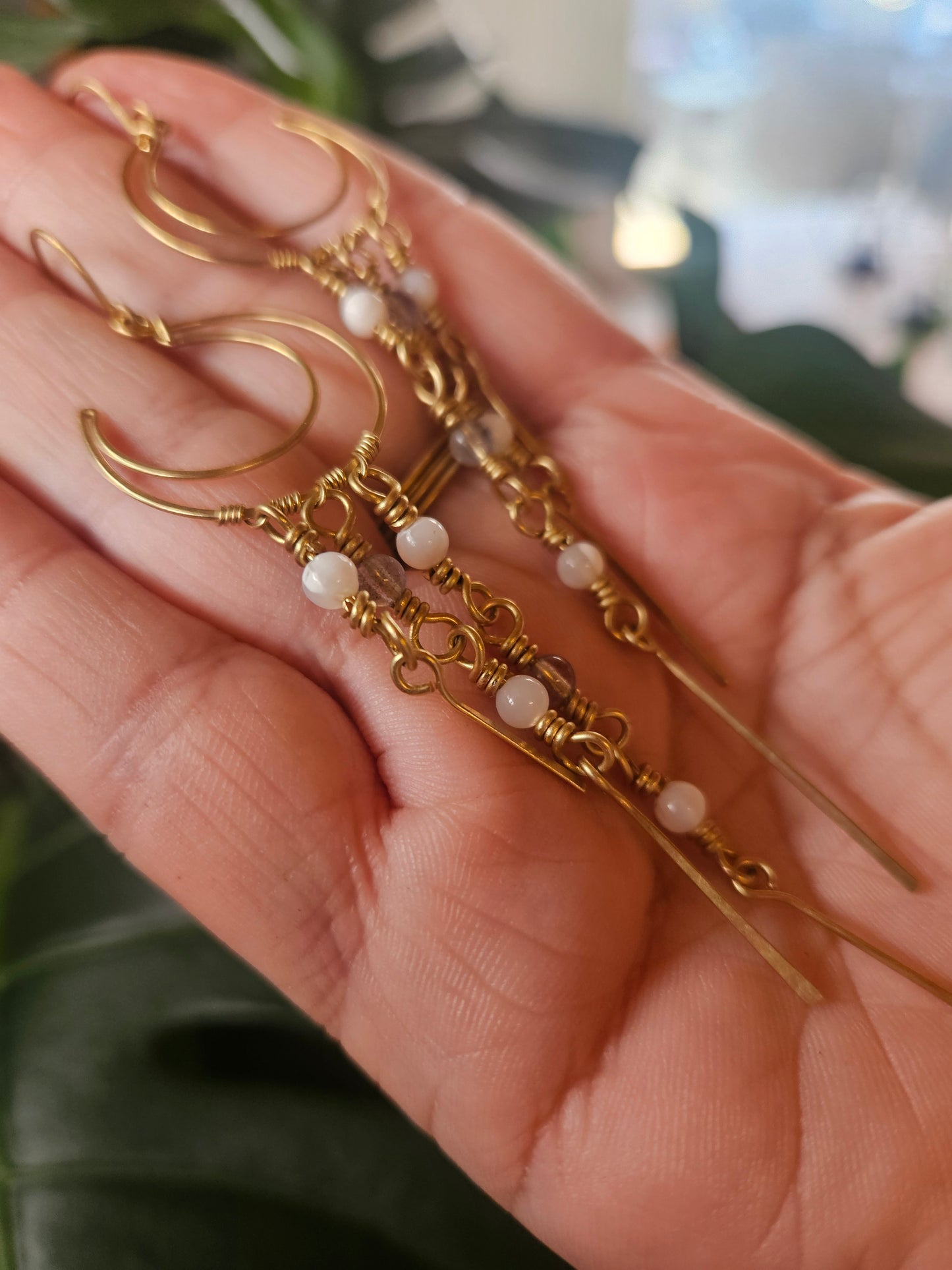 Boucles d'oreilles "Lunes d'Astrée"