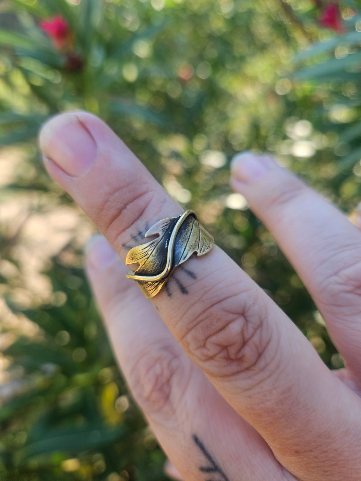 Bague « Feuille Vagabonde »