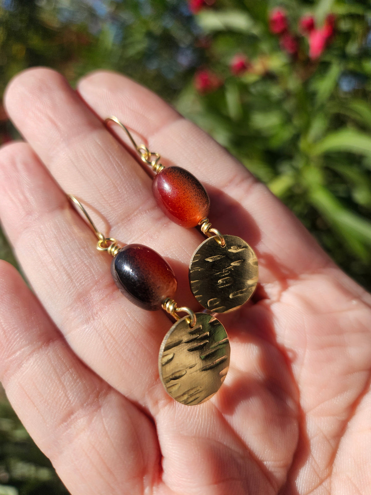 Boucles d’oreilles « Reflets d’Automne »