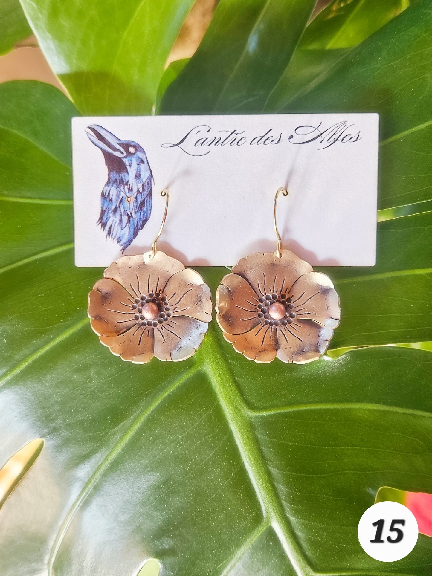 Boucles d’oreilles “Collection Botanique”