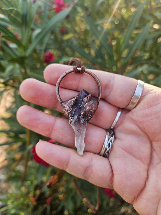 Pendentifs "Éclats d’Améthyste"