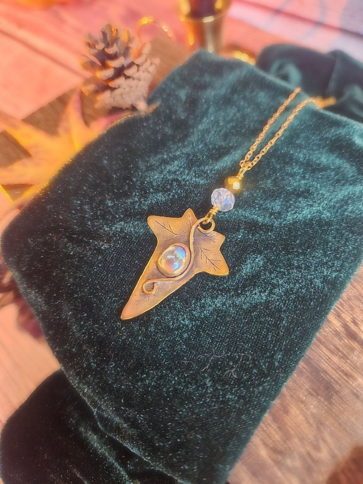 Collier « Lierre d’Iris »