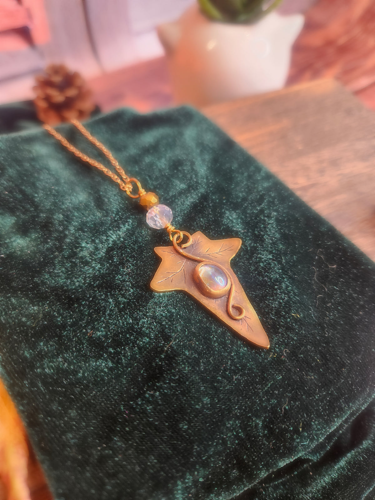 Collier « Lierre d’Iris »