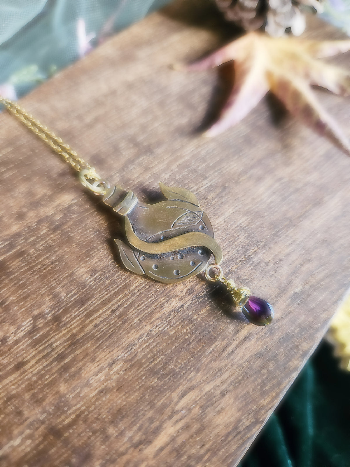 Collier « Fiole »