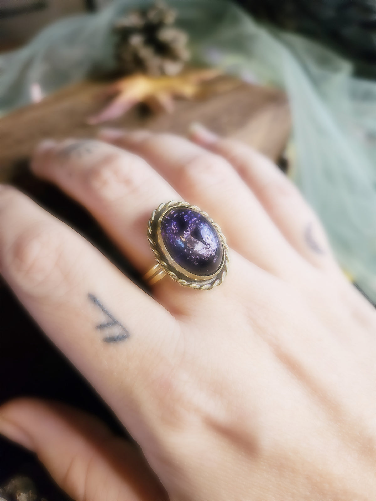 Bague « Éclat de Minuit »