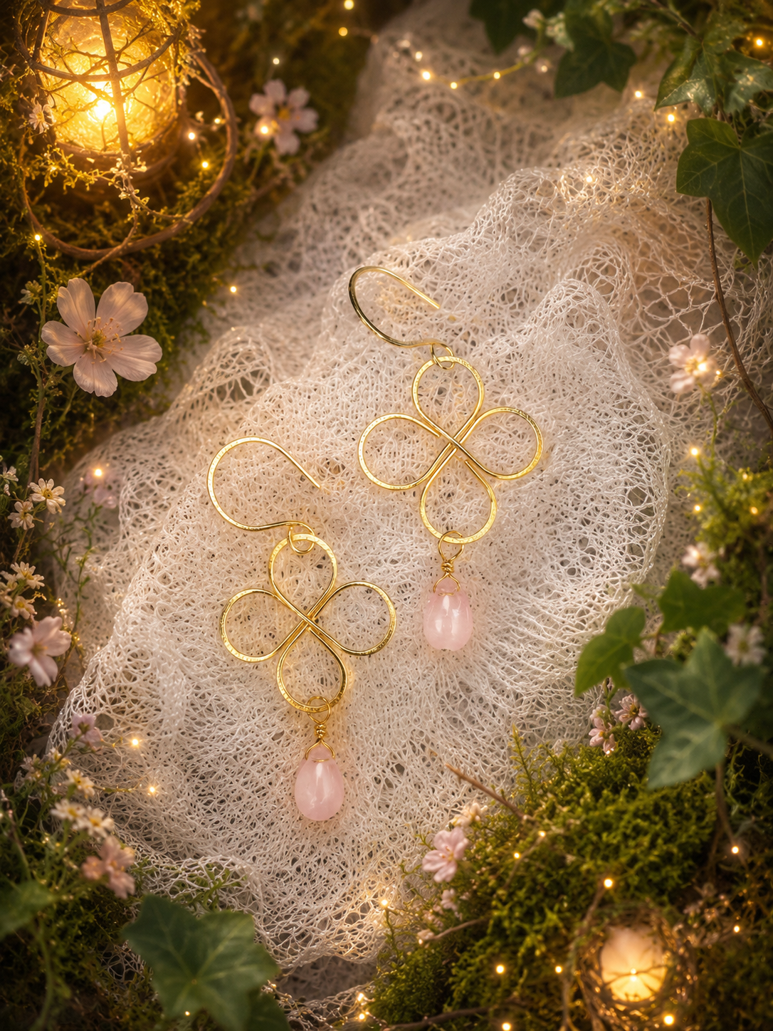 Boucles d’oreilles “Trèfles Sacrés”