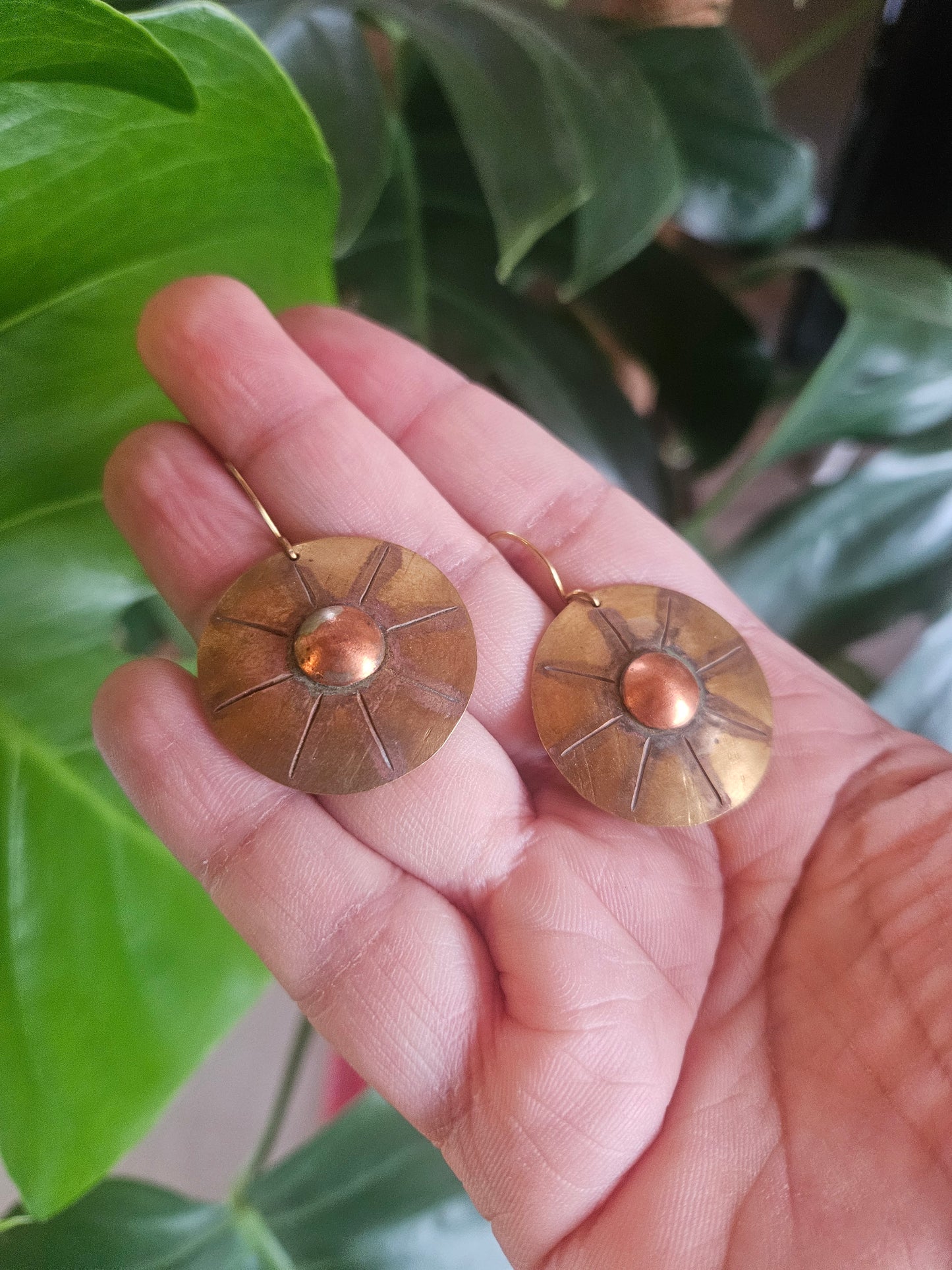 Boucles d'oreilles « Boucliers de Skjald »