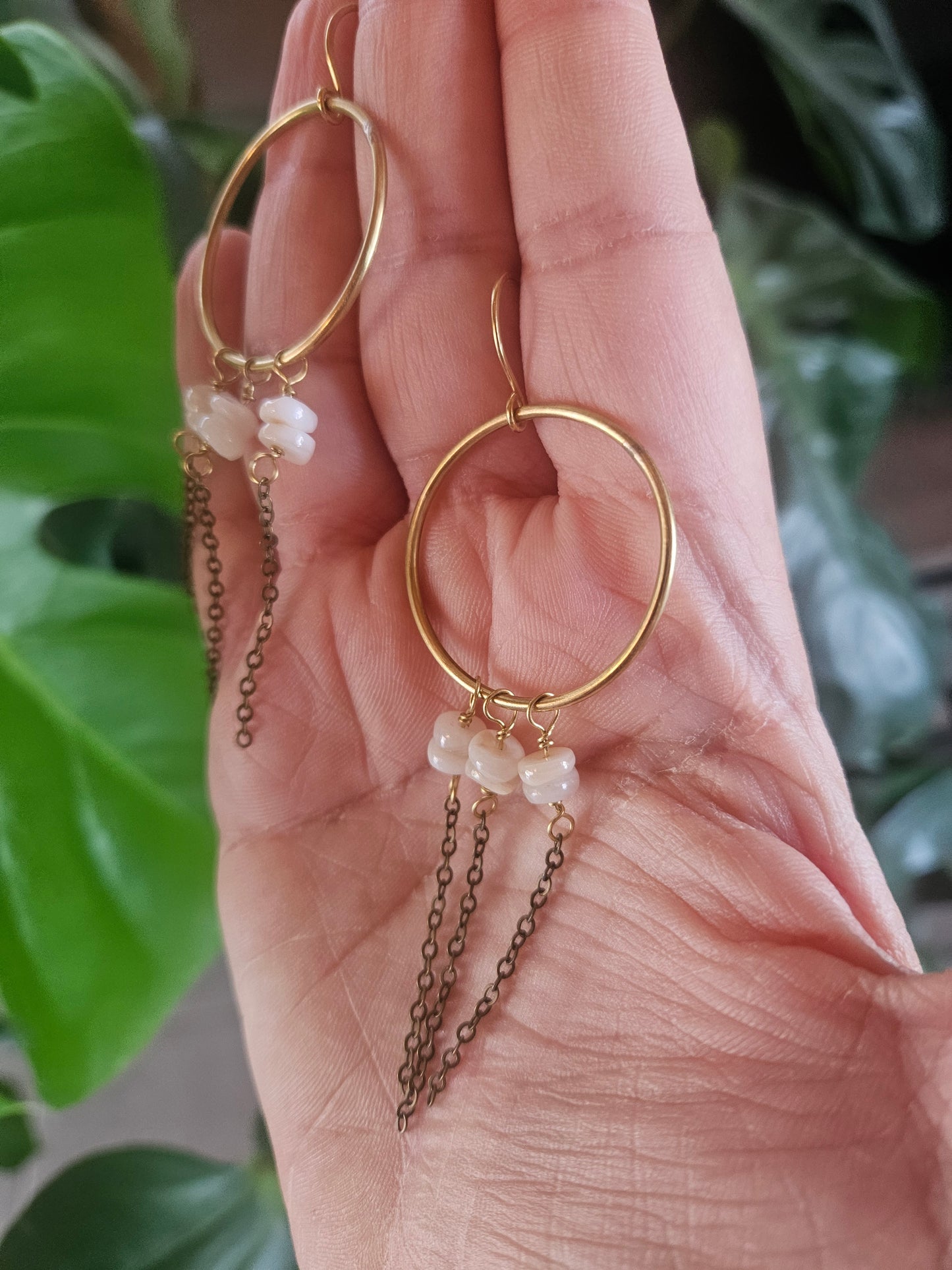 Boucles d'oreilles « Écume de Lune »