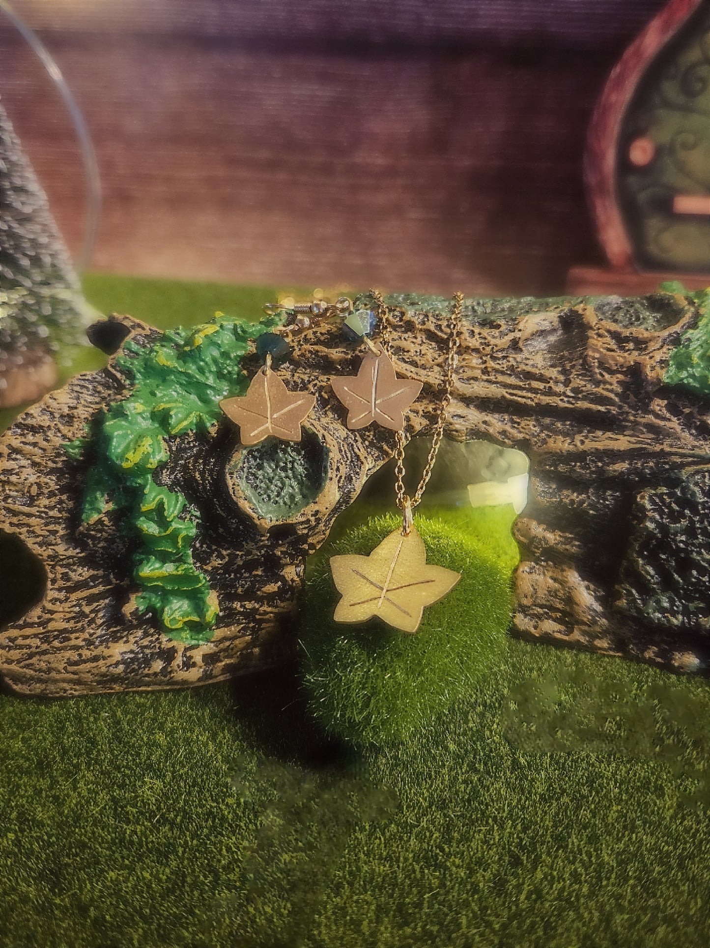 Parure « Murmure du Lierre »