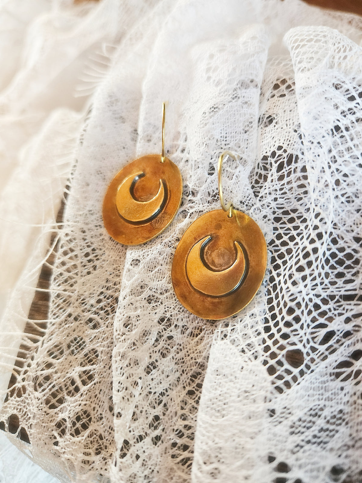 Boucles d’oreilles « Lunes d’Automne »