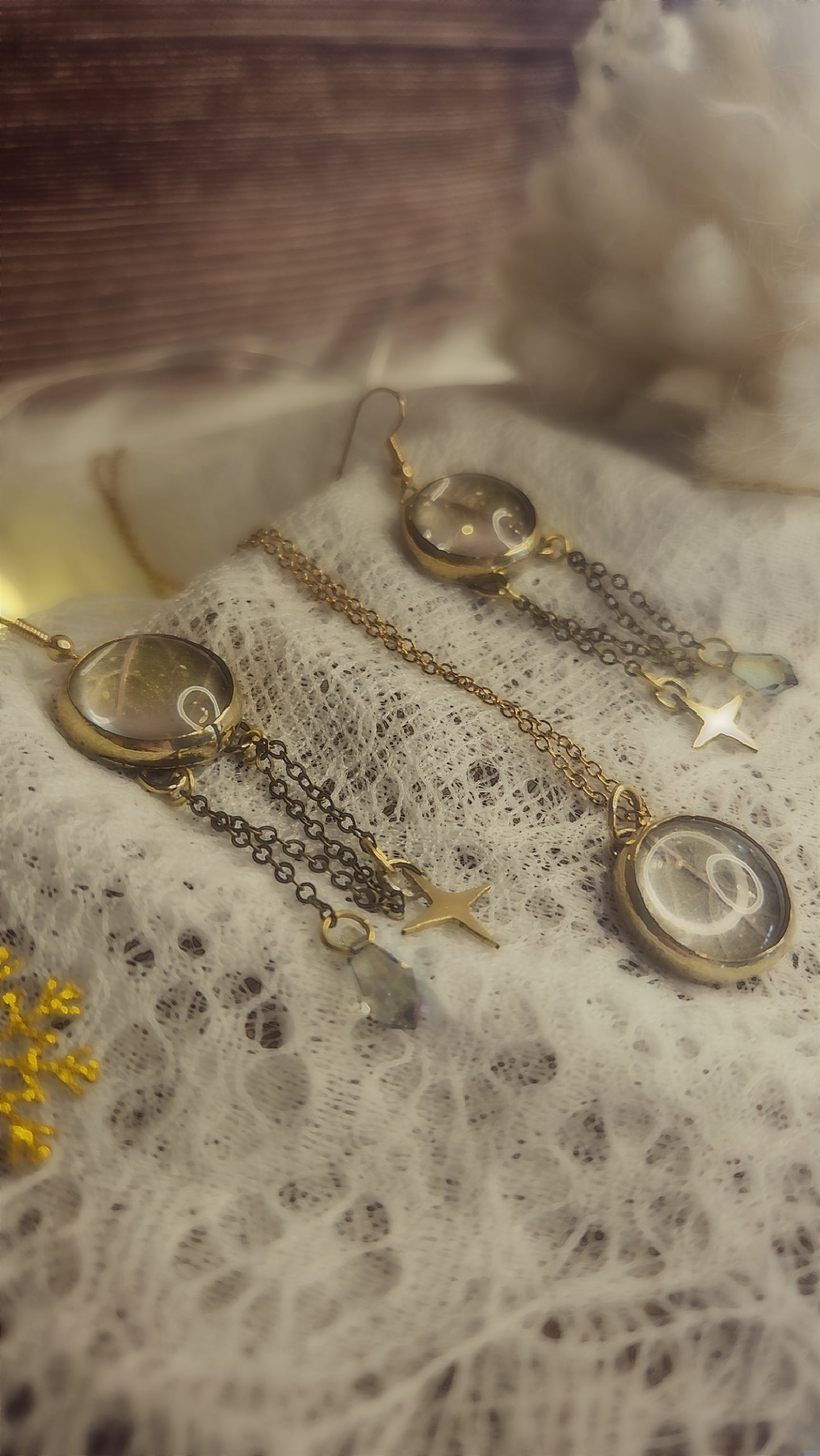 Parure « Feuille d’Hiver »