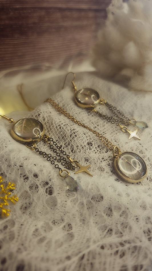 Parure « Feuille d’Hiver »