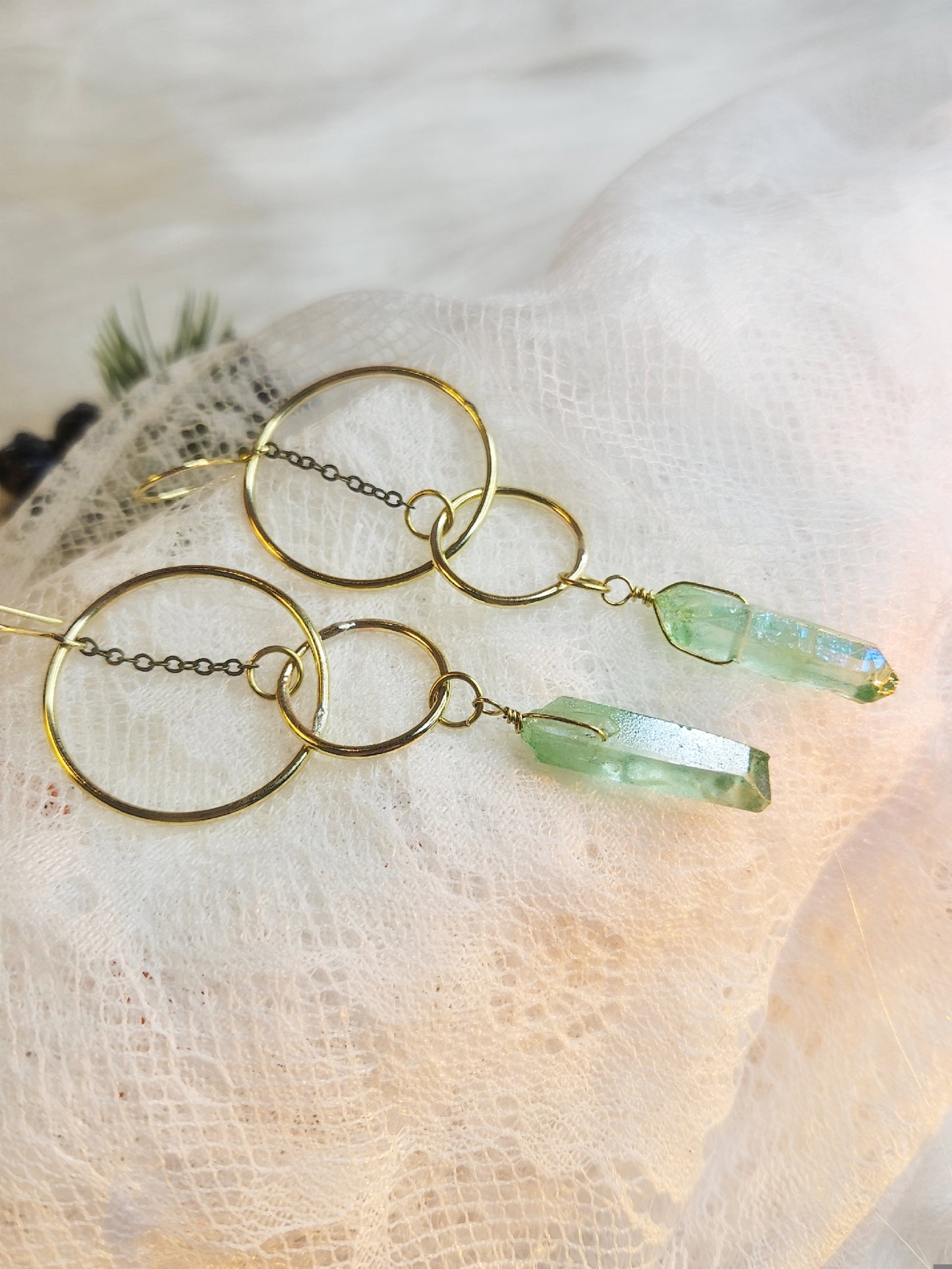 Boucles d’oreilles “Orbes & Éclats”