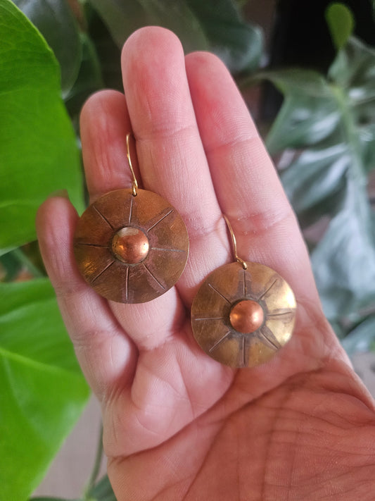 Boucles d'oreilles « Boucliers de Skjald »
