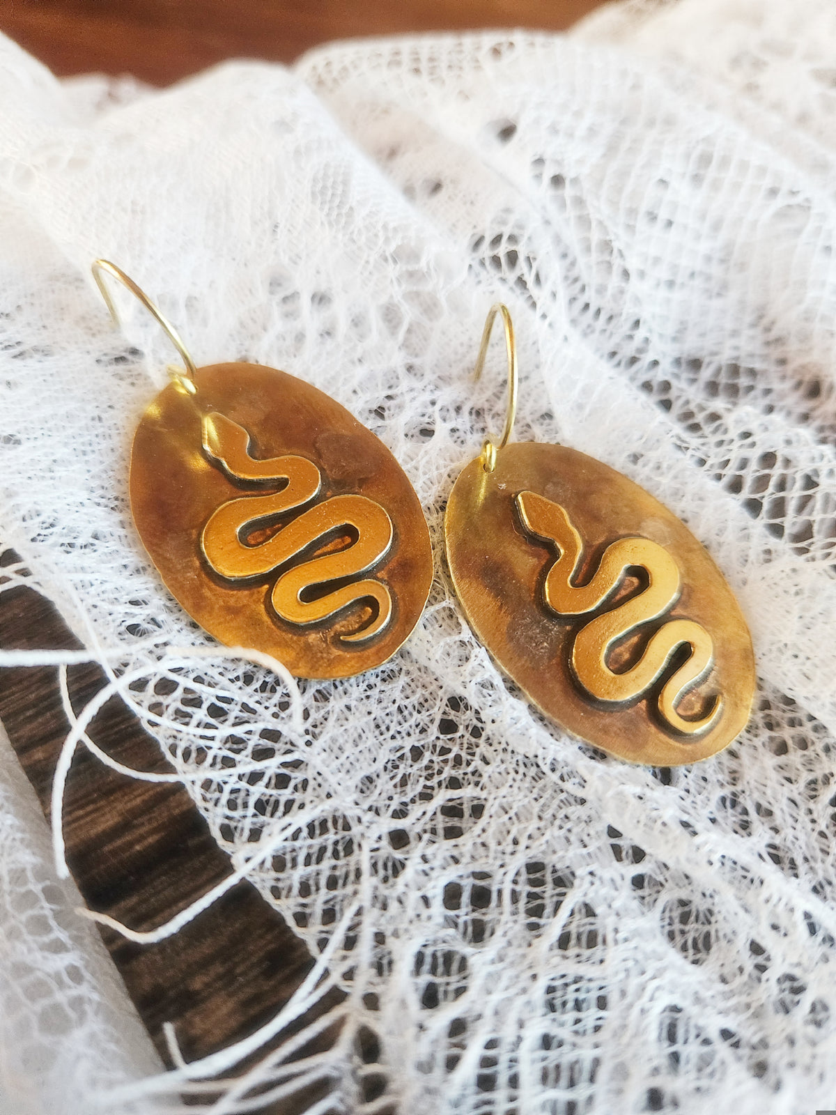 Boucles d’oreilles « Serpents Anciens »