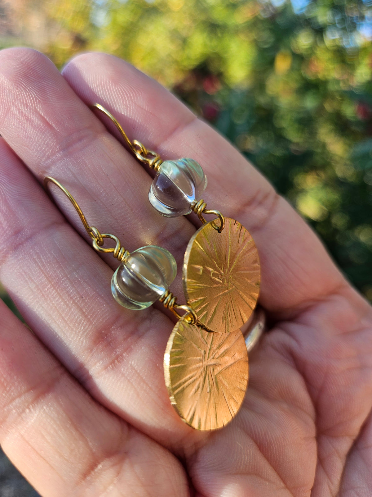 Boucles d’oreilles « Lueurs d’Automne »