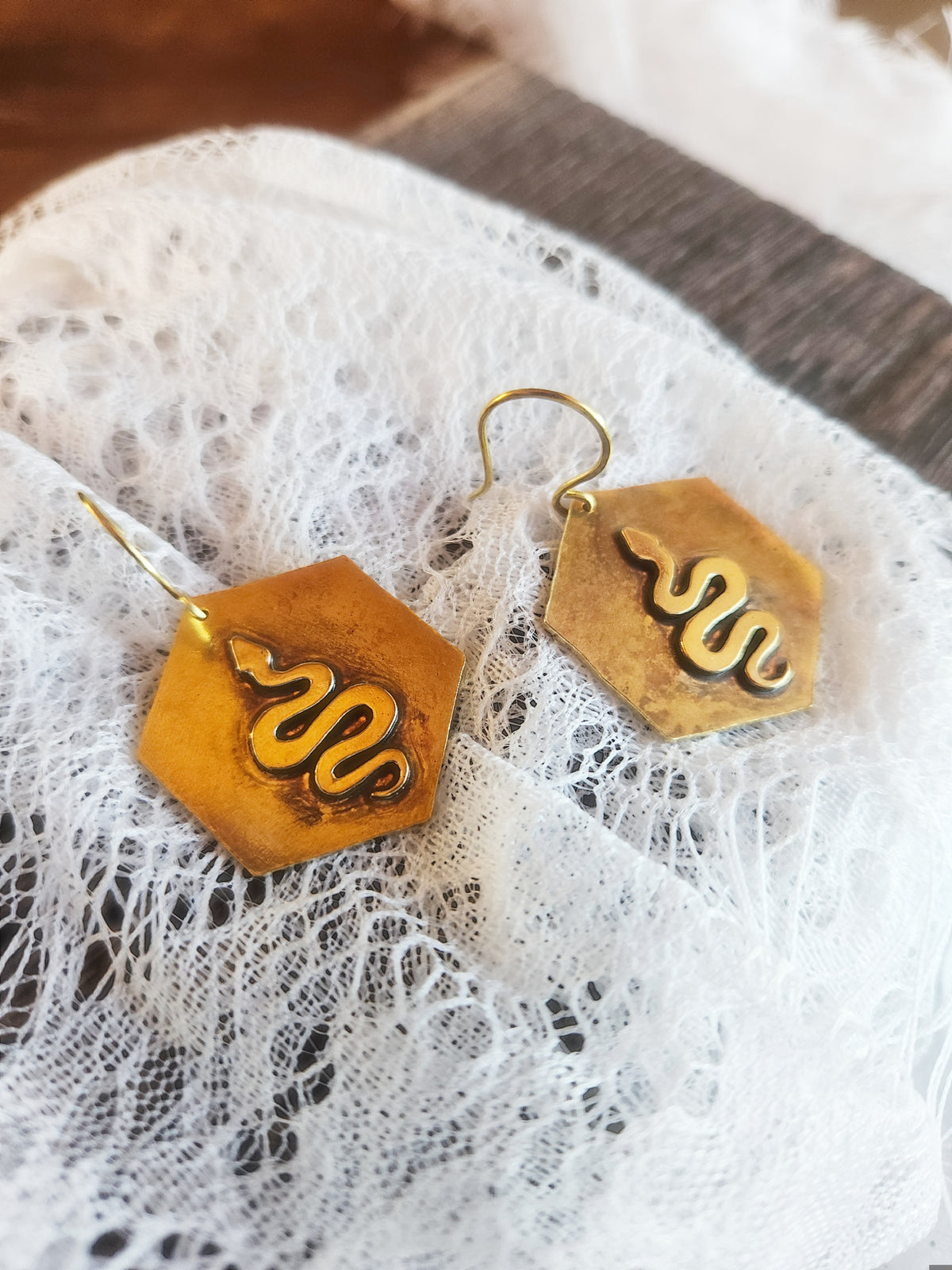 Boucles d’oreilles « Serpents Anciens »