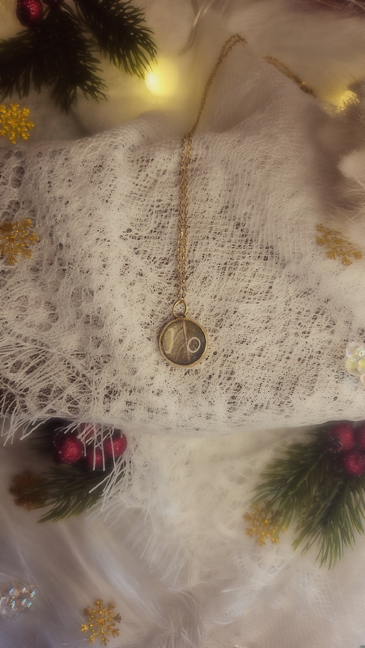 Parure « Feuille d’Hiver »