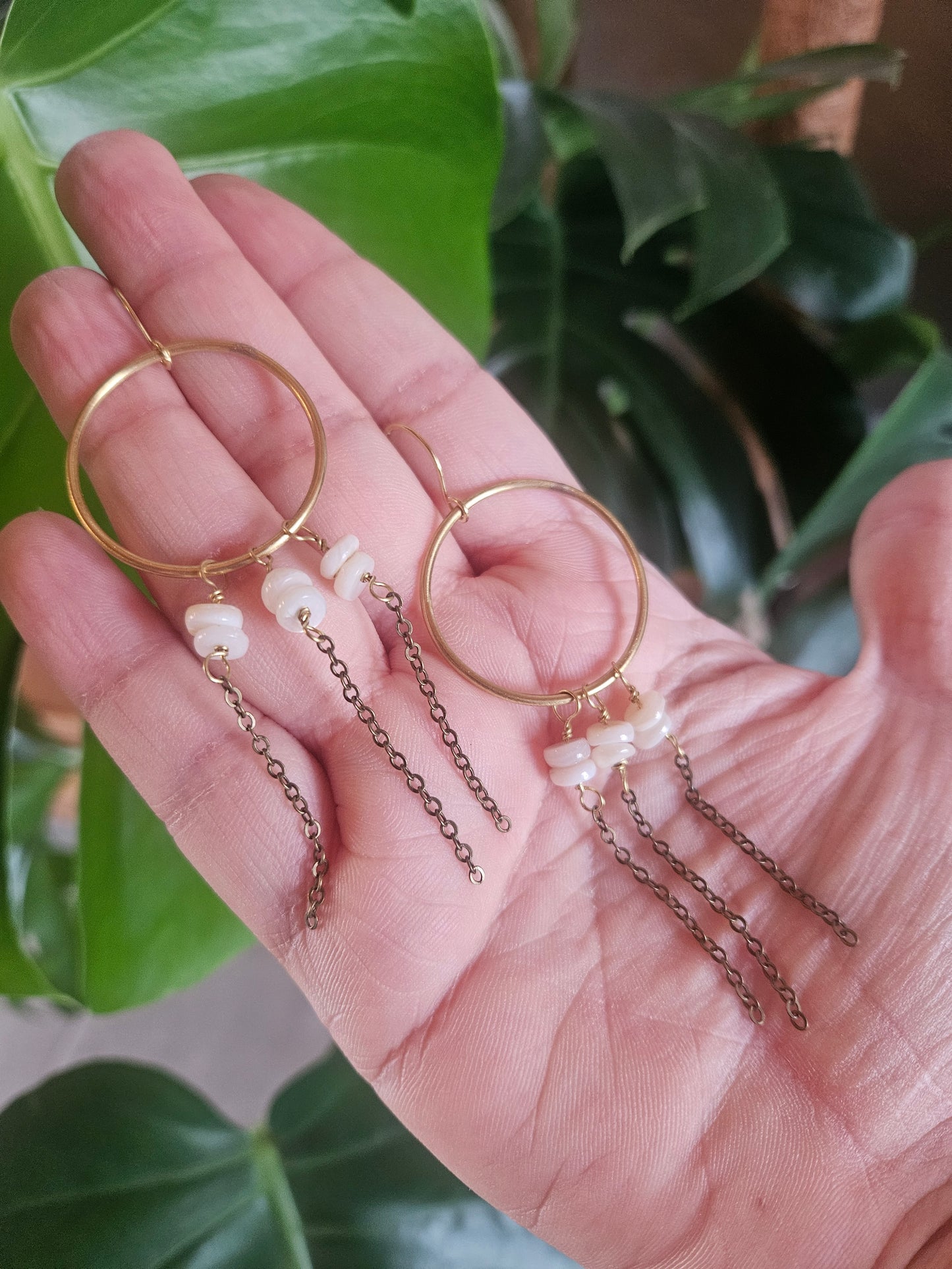 Boucles d'oreilles « Écume de Lune »