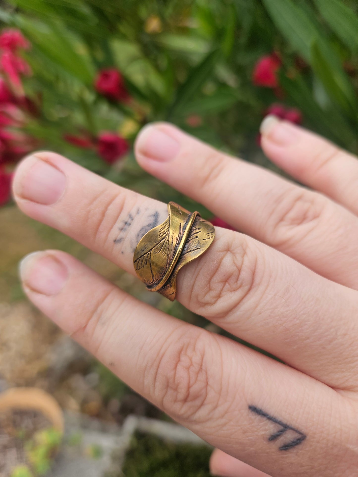 Bague « Feuille de Sylve »