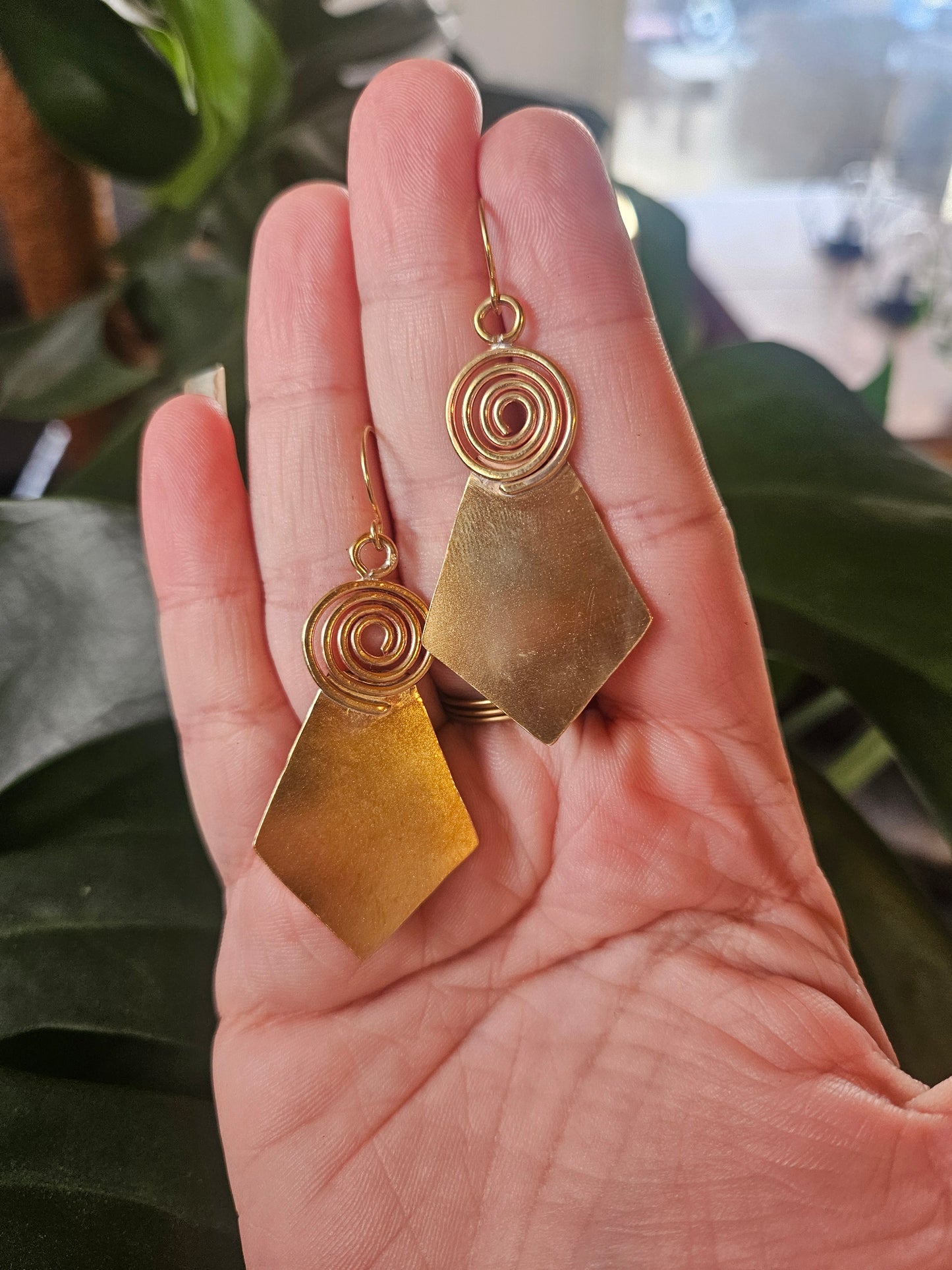Boucles d'oreilles "Spirales du Soleil"