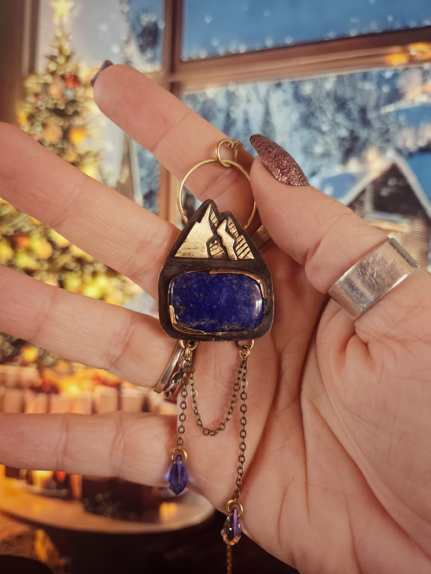 Pendentif « Montagne Solitaire »