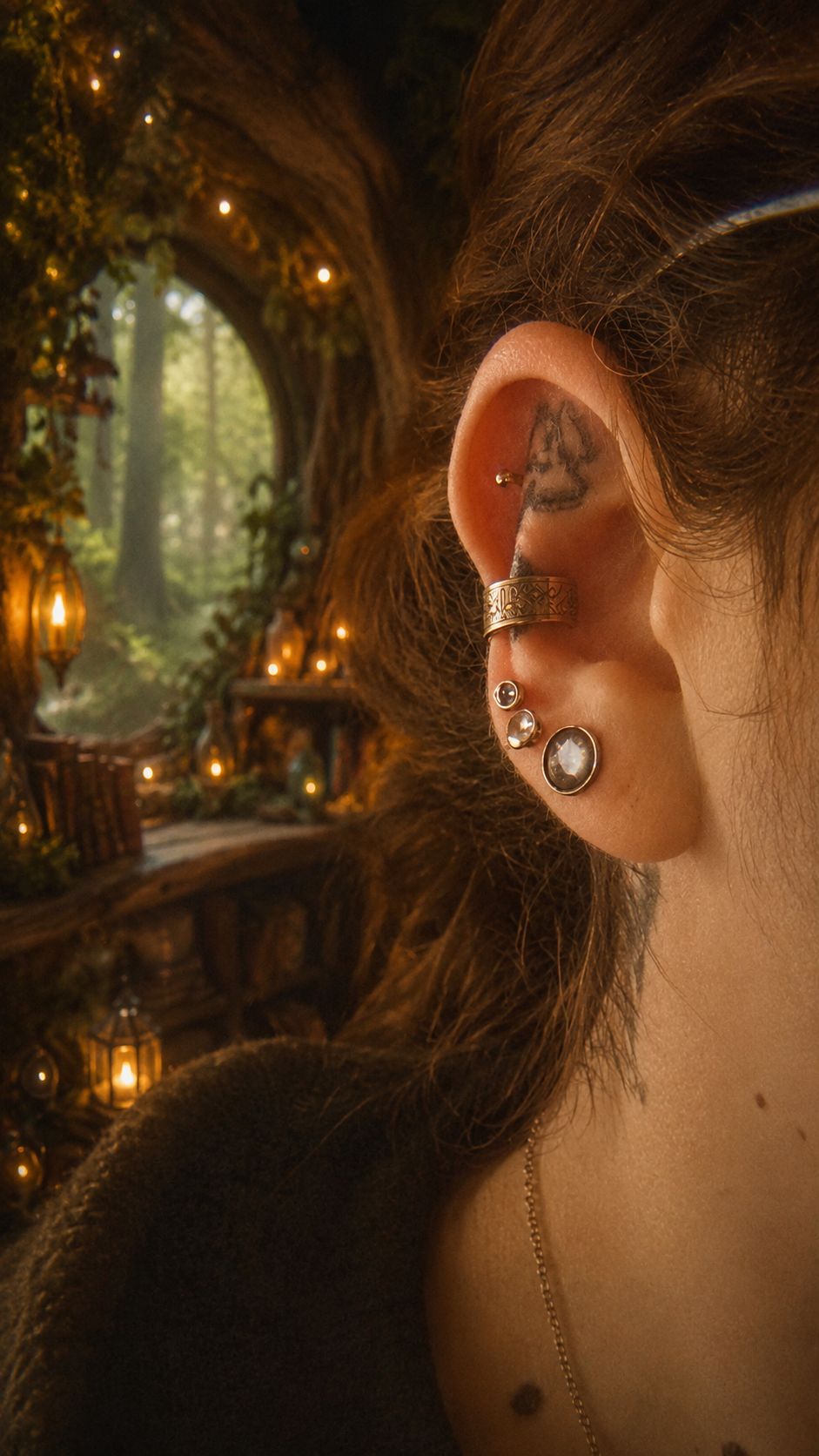 Ear cuffs « Murmures Anciens »