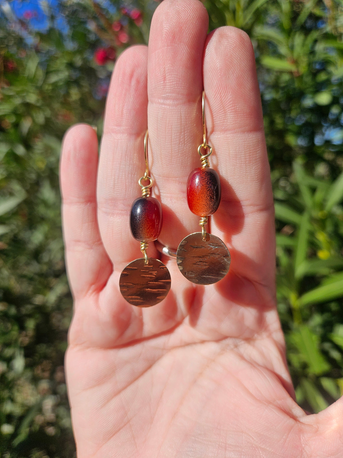 Boucles d’oreilles « Reflets d’Automne »