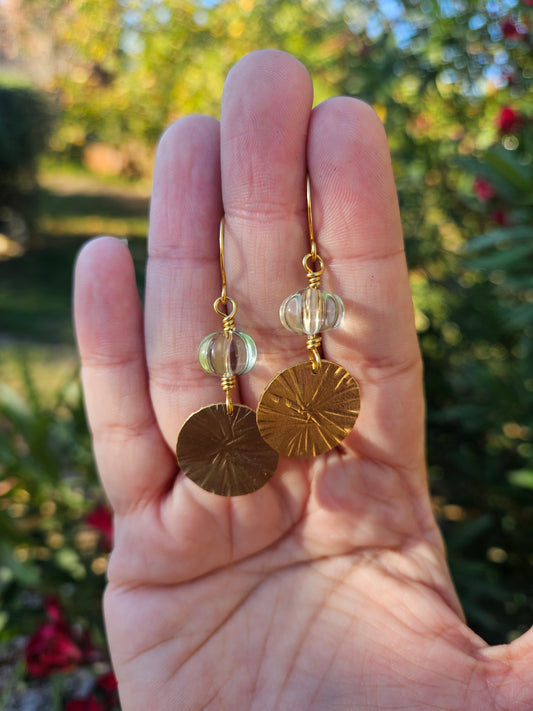 Boucles d’oreilles « Lueurs d’Automne »