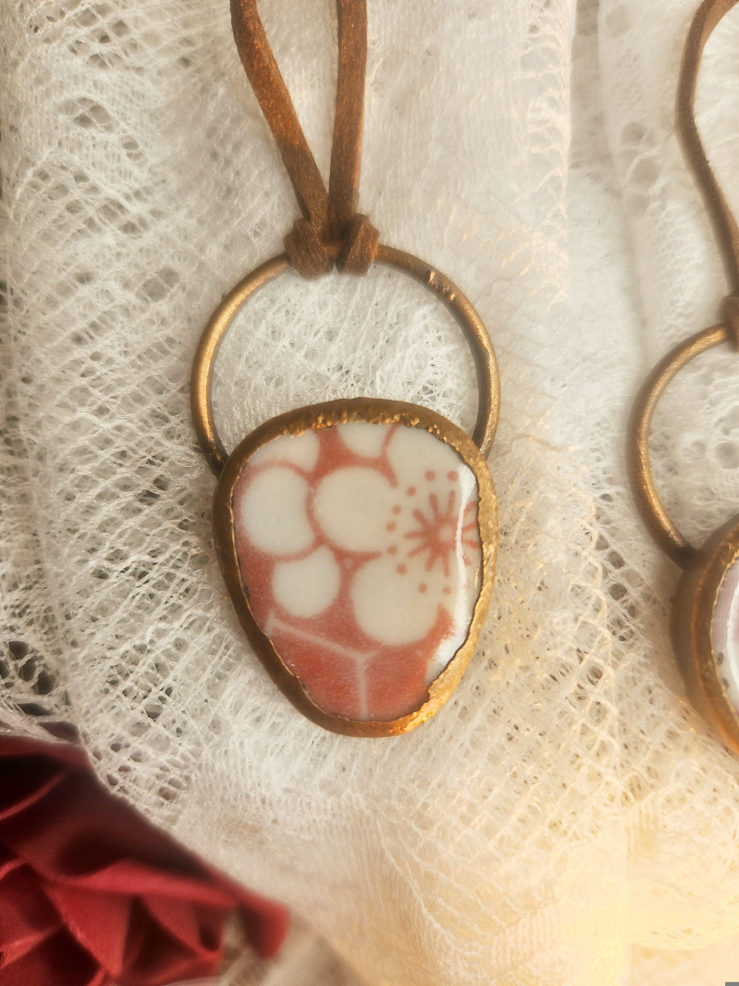 Pendentifs émaillés – cuivre électroformé