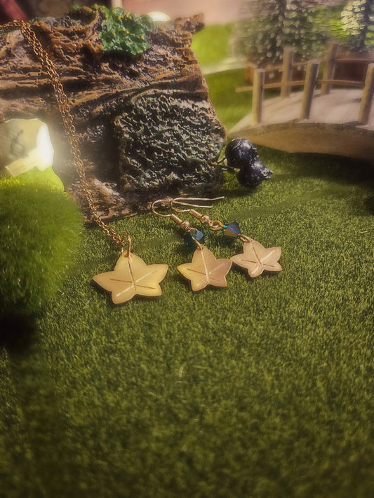 Parure « Murmure du Lierre »