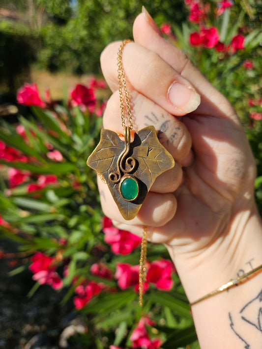 Pendentif « Feuille d'Imladris »