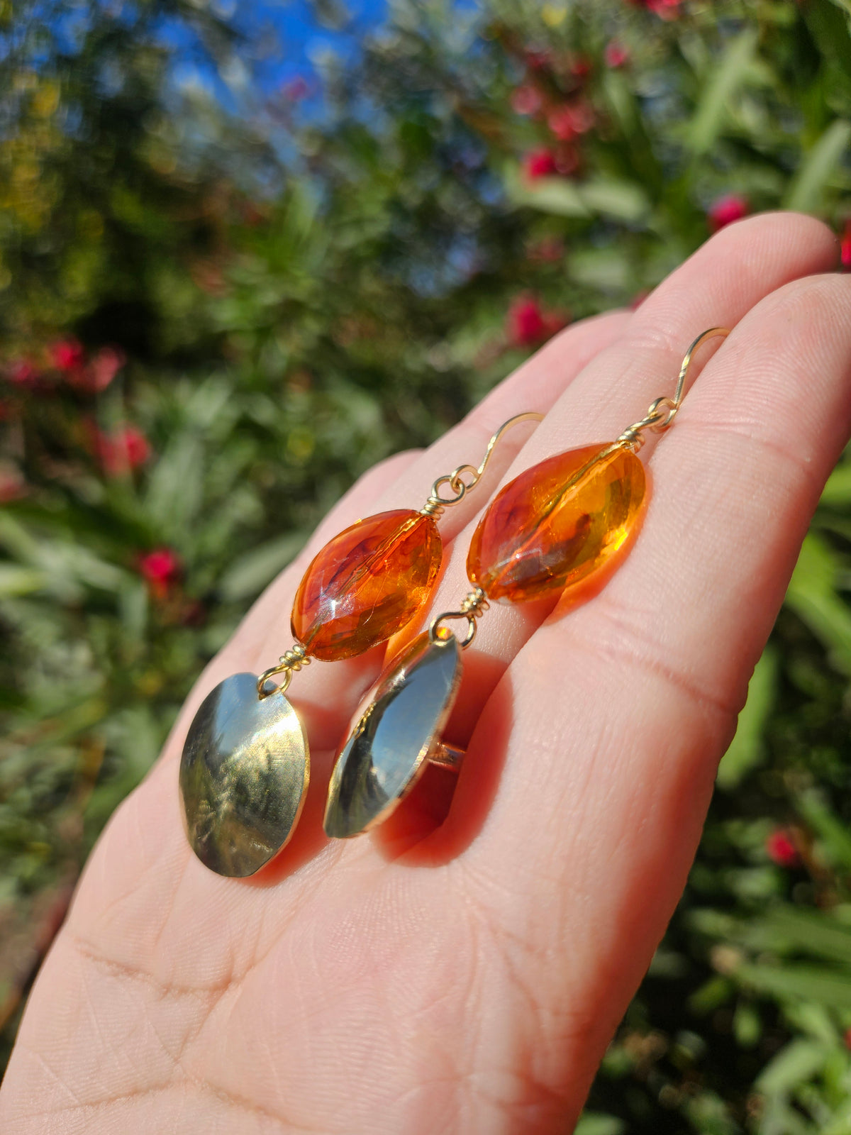 Boucles d’oreilles « Miroirs d’Automne »