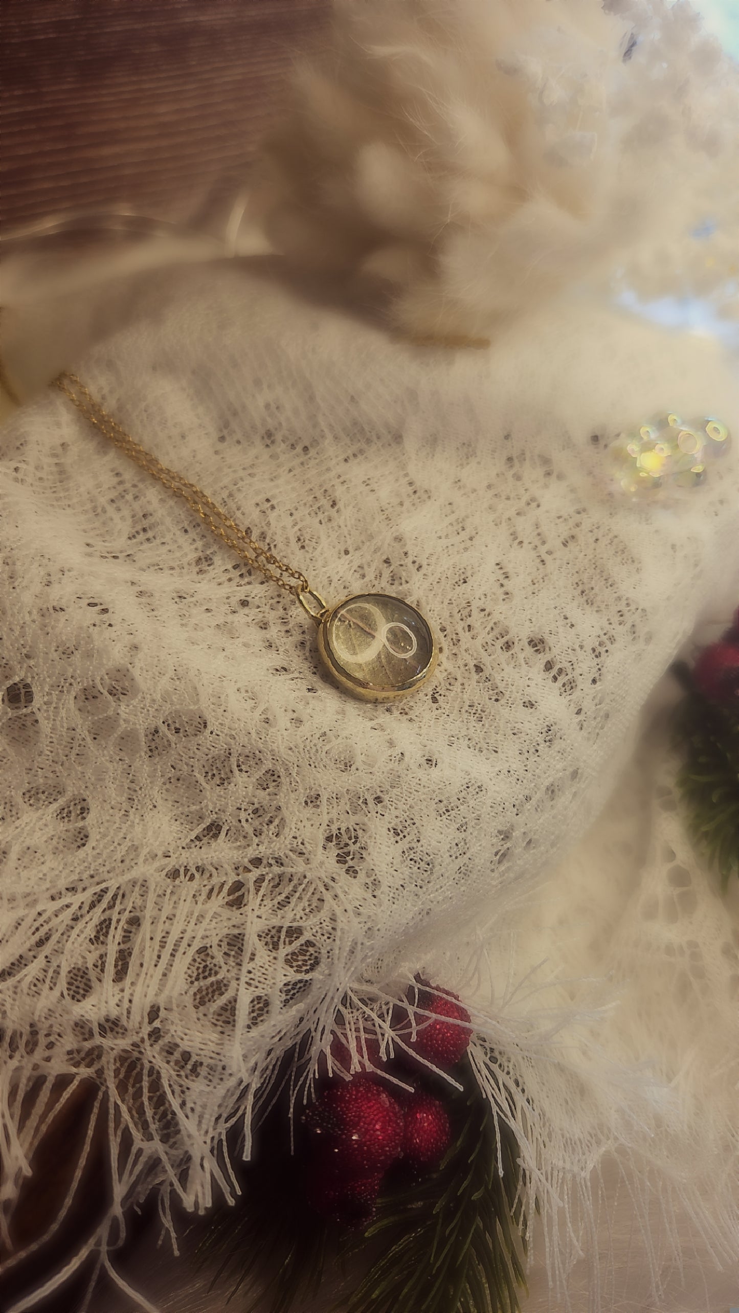 Parure « Feuille d’Hiver »