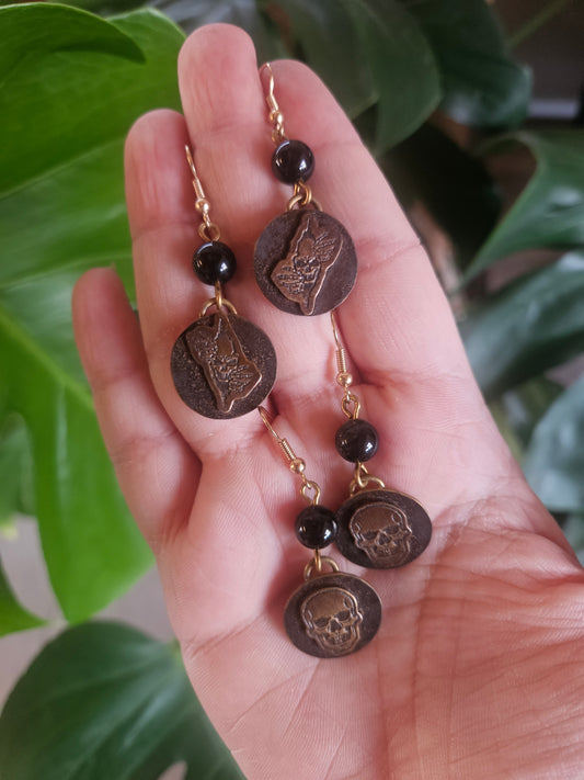 Boucles d'oreilles « Reliques Obscures »