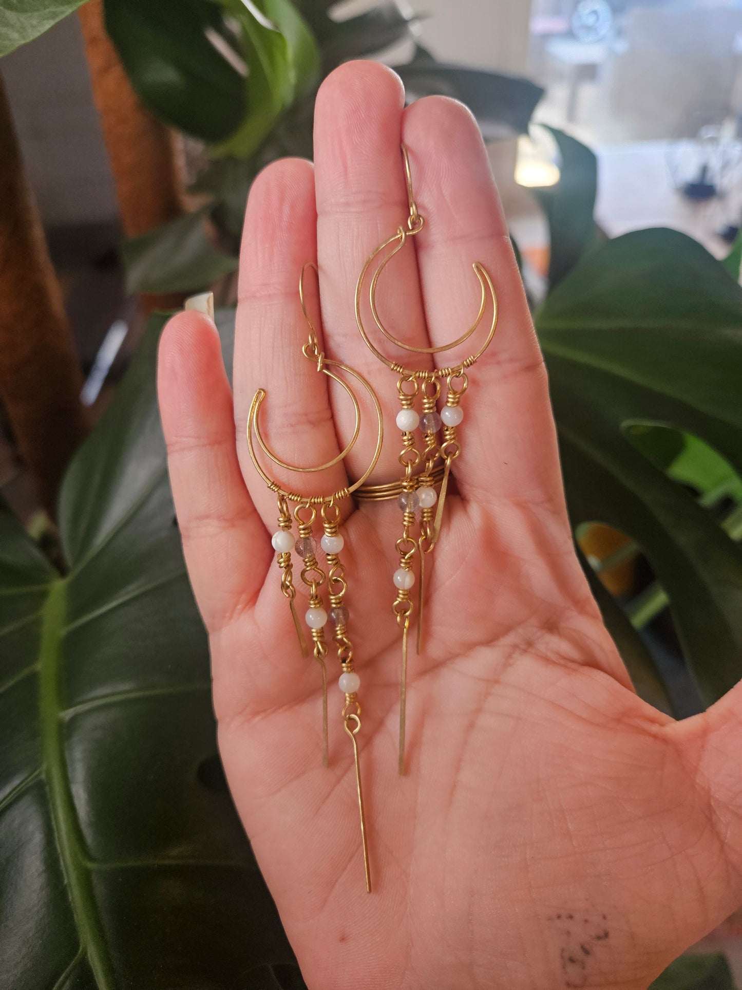 Boucles d'oreilles "Lunes d'Astrée"