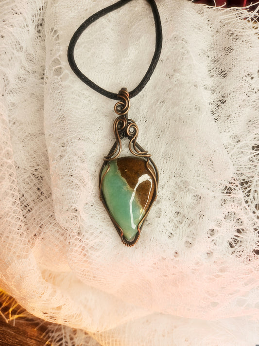 Collier Chrysoprase