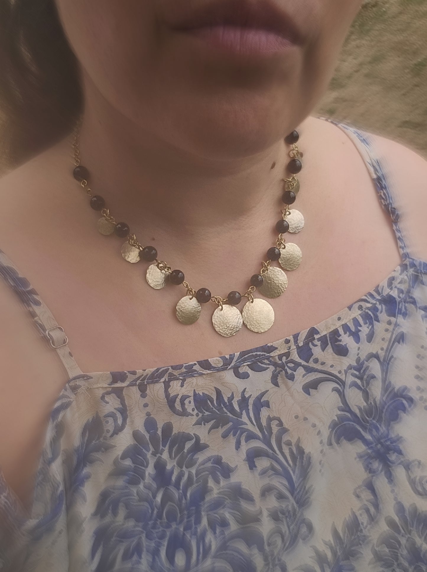 Collier « Nythael, l’Éclat des Ombres »