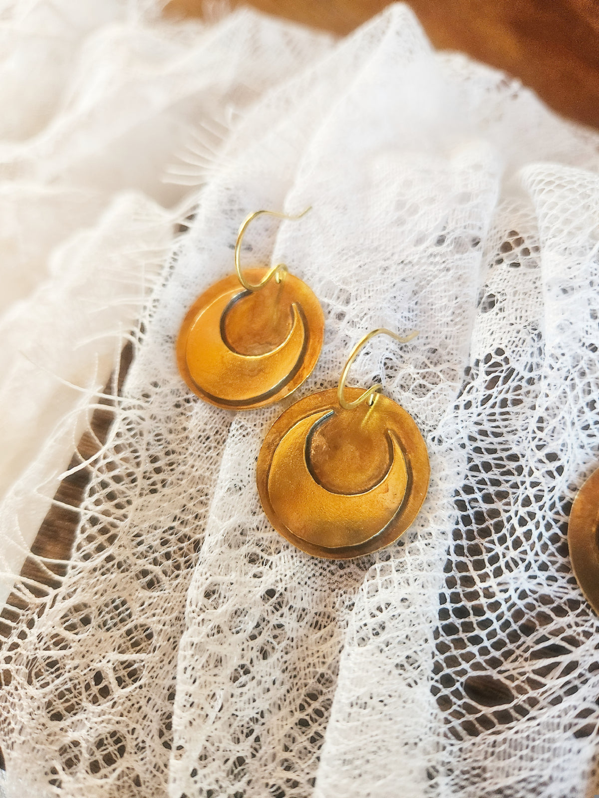 Boucles d’oreilles « Lunes d’Automne »